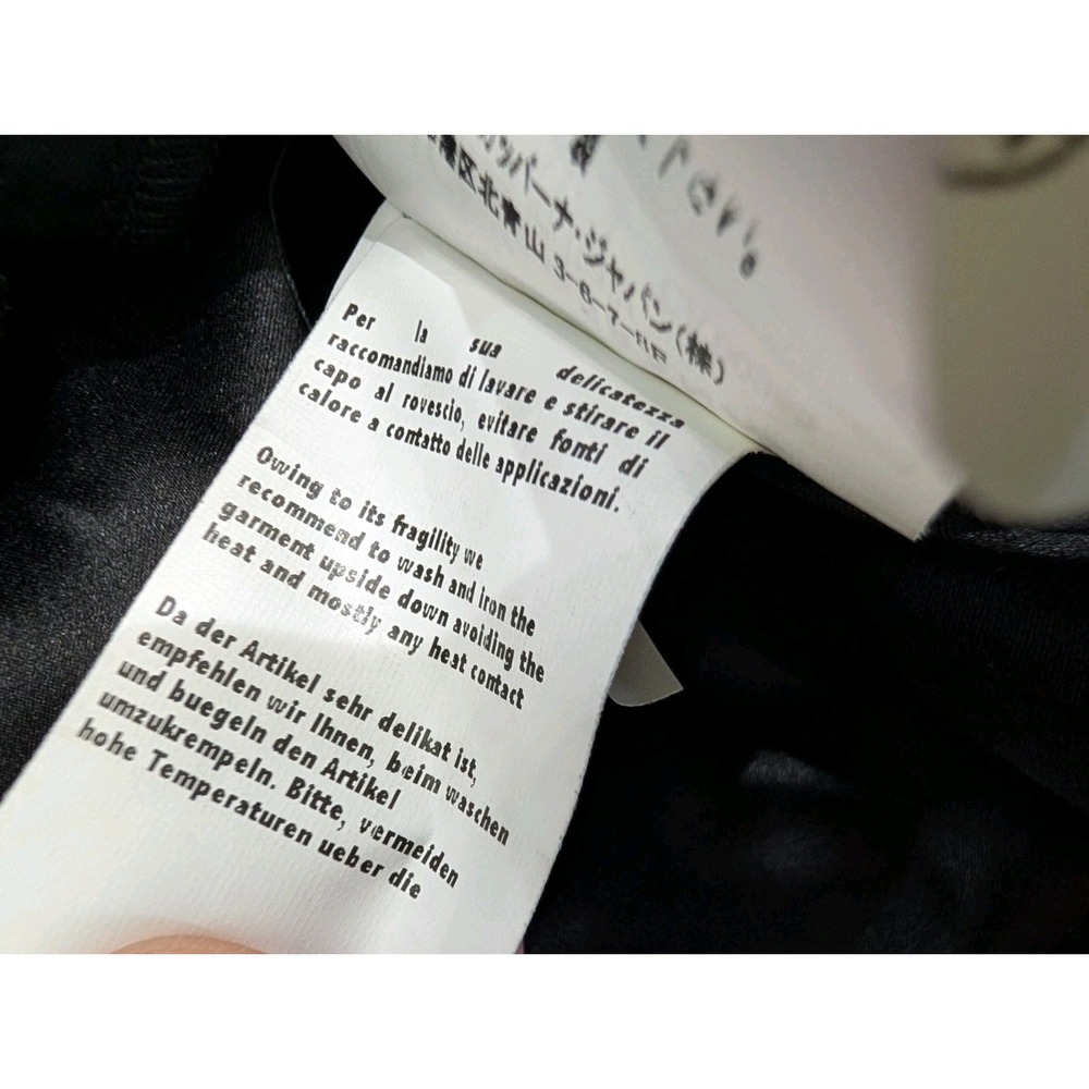 Dolce & Gabbana Ruffled Trench Coat Black Polyester Size 36 Belted Jacket - Picture 9 of 13
